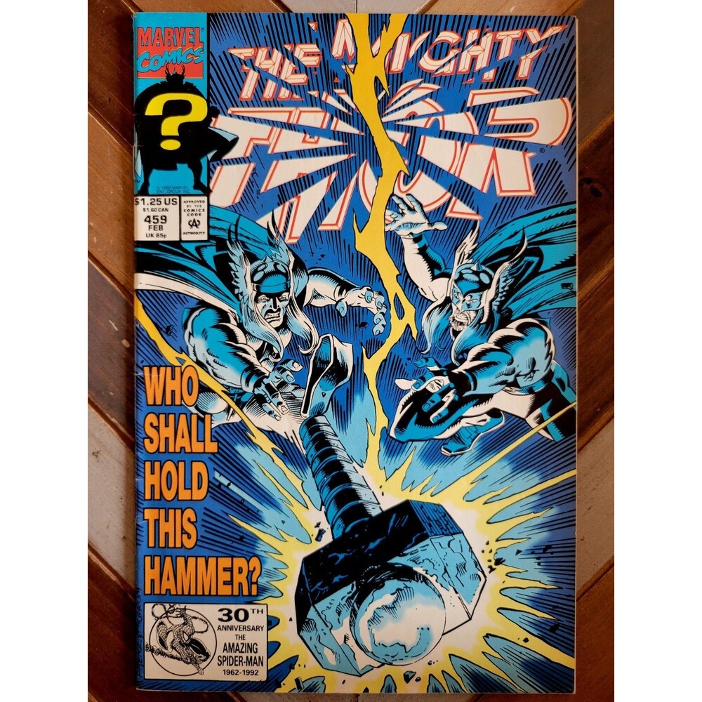 Thor #459 FN (Marvel 1993) 1st App Thunderstrike! Multiple Pinups! Ron Frenz Art